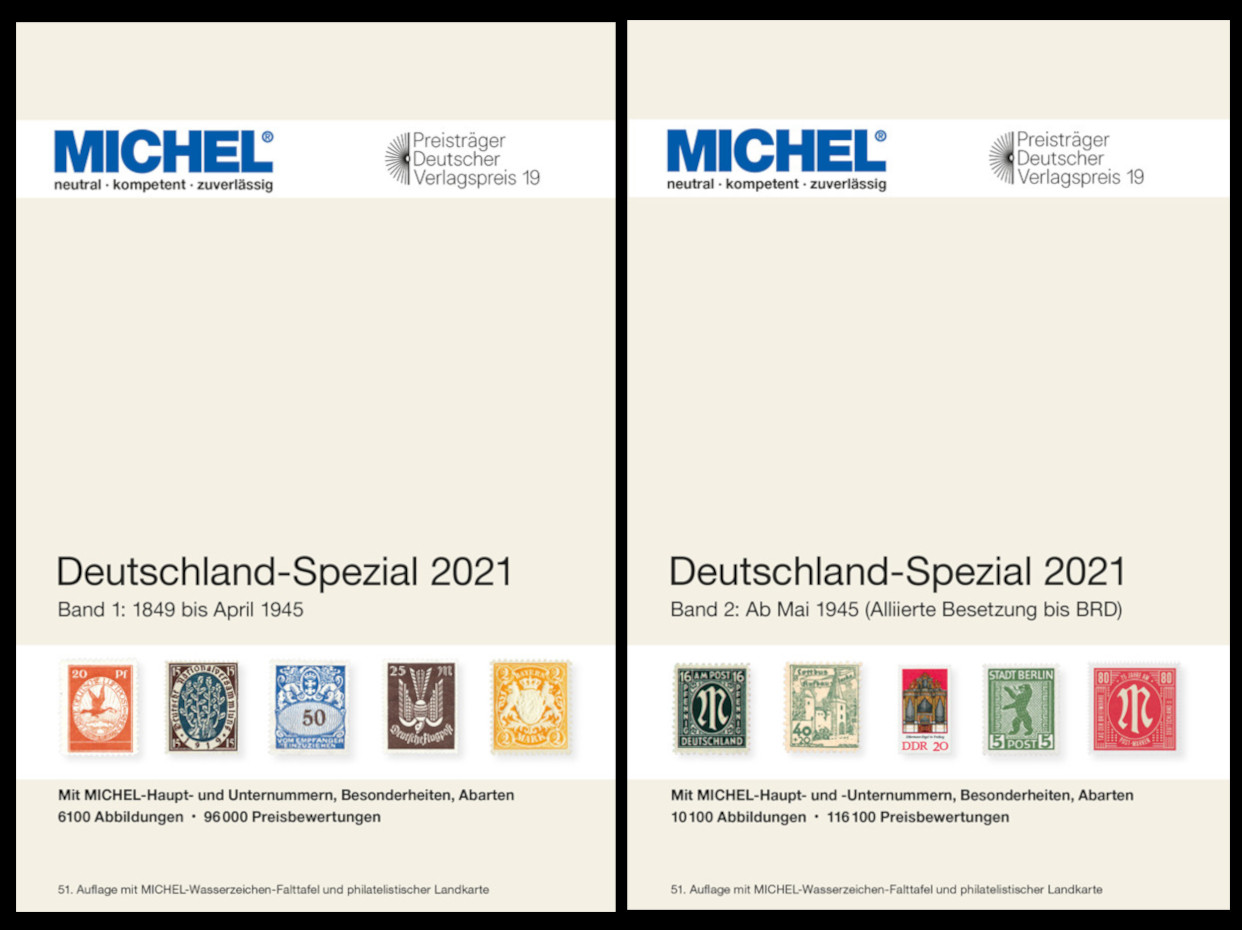 Michel Deutschland Spezial 2021 Band 1 und 2 Set