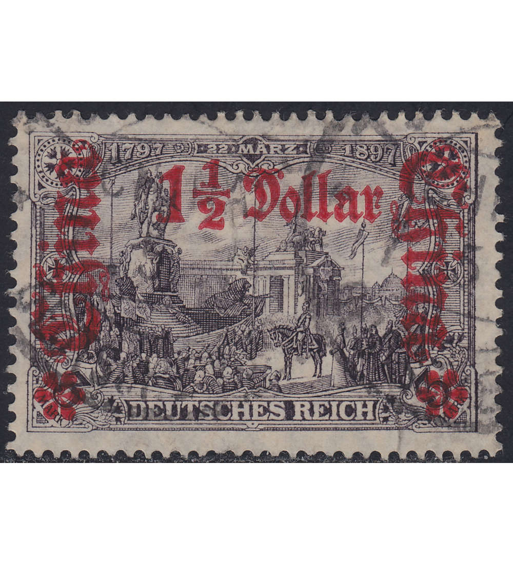   Dt. Post in China Nr. 46 I Aa gestempelt geprft