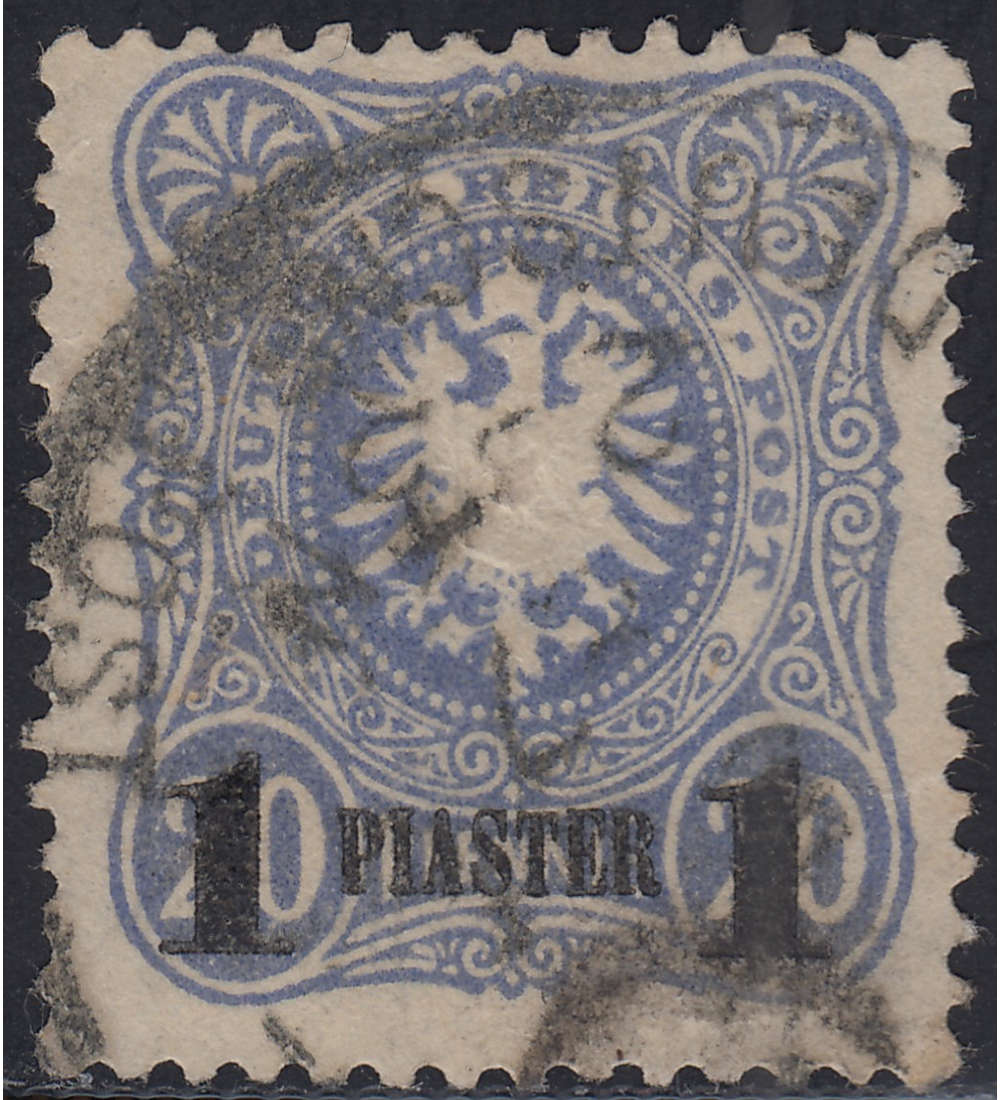   Dt. Post Trkei Nr. 4 a gestempelt geprft