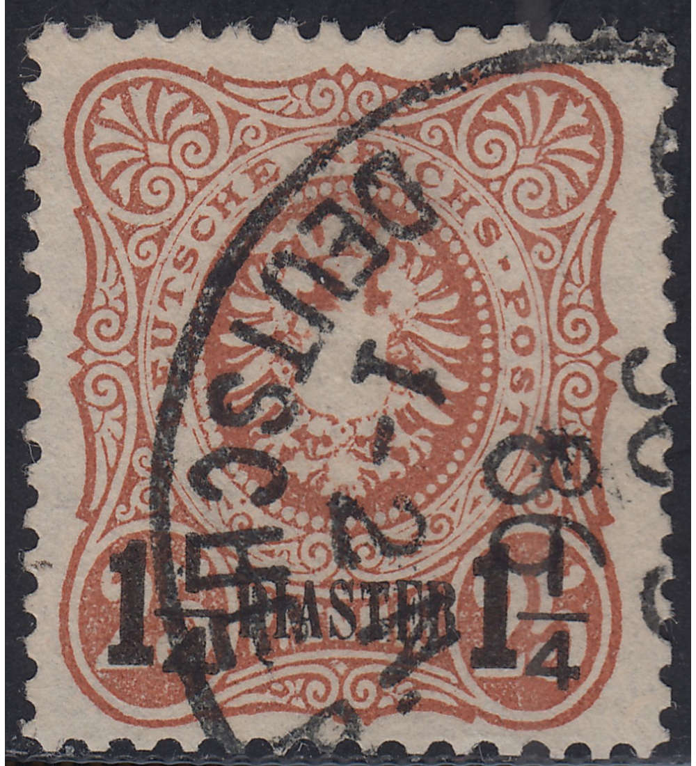   Dt. Post Trkei Nr. 4 a gestempelt geprft