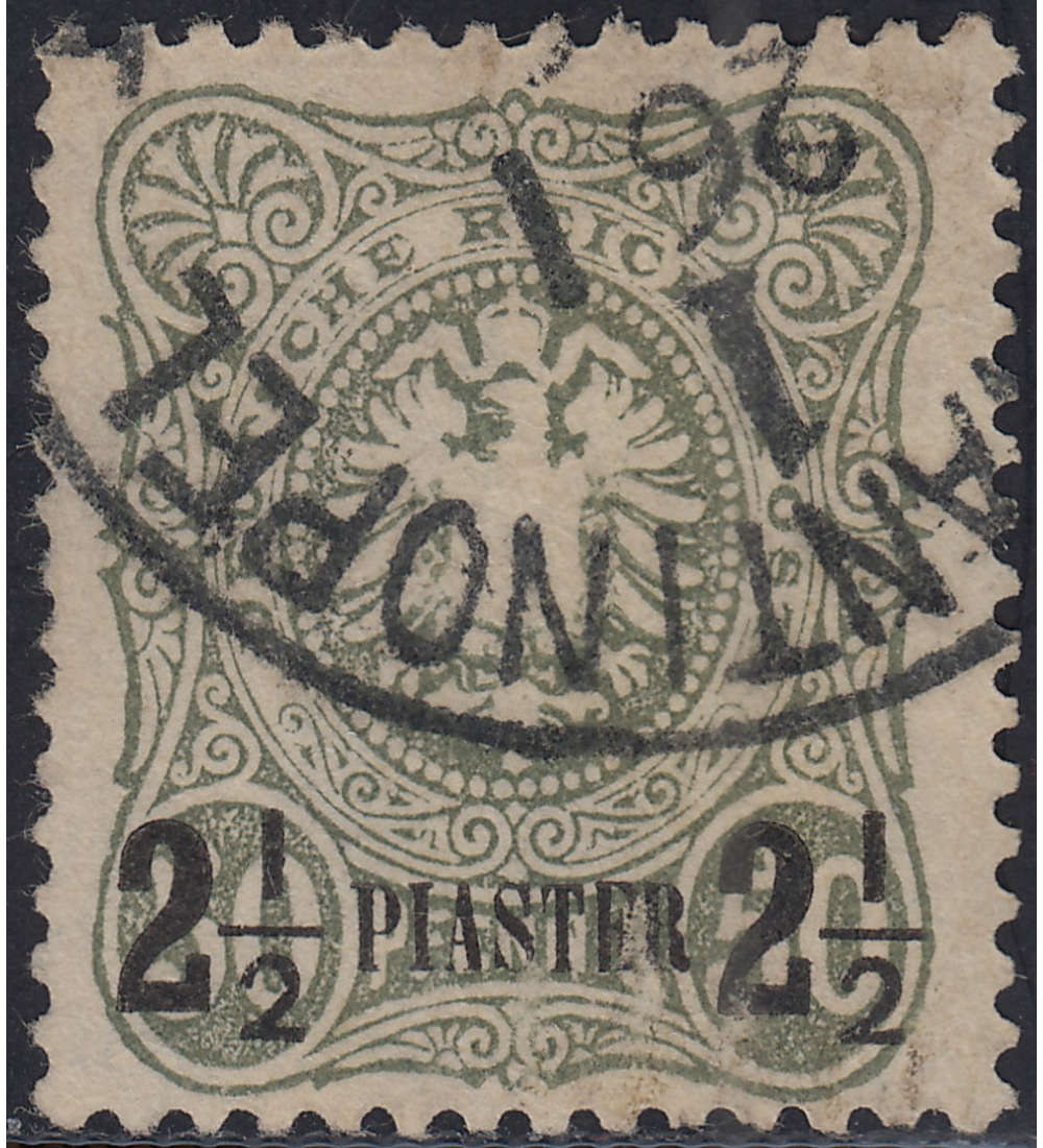   Dt. Post Trkei Nr. 5 a gestempelt geprft