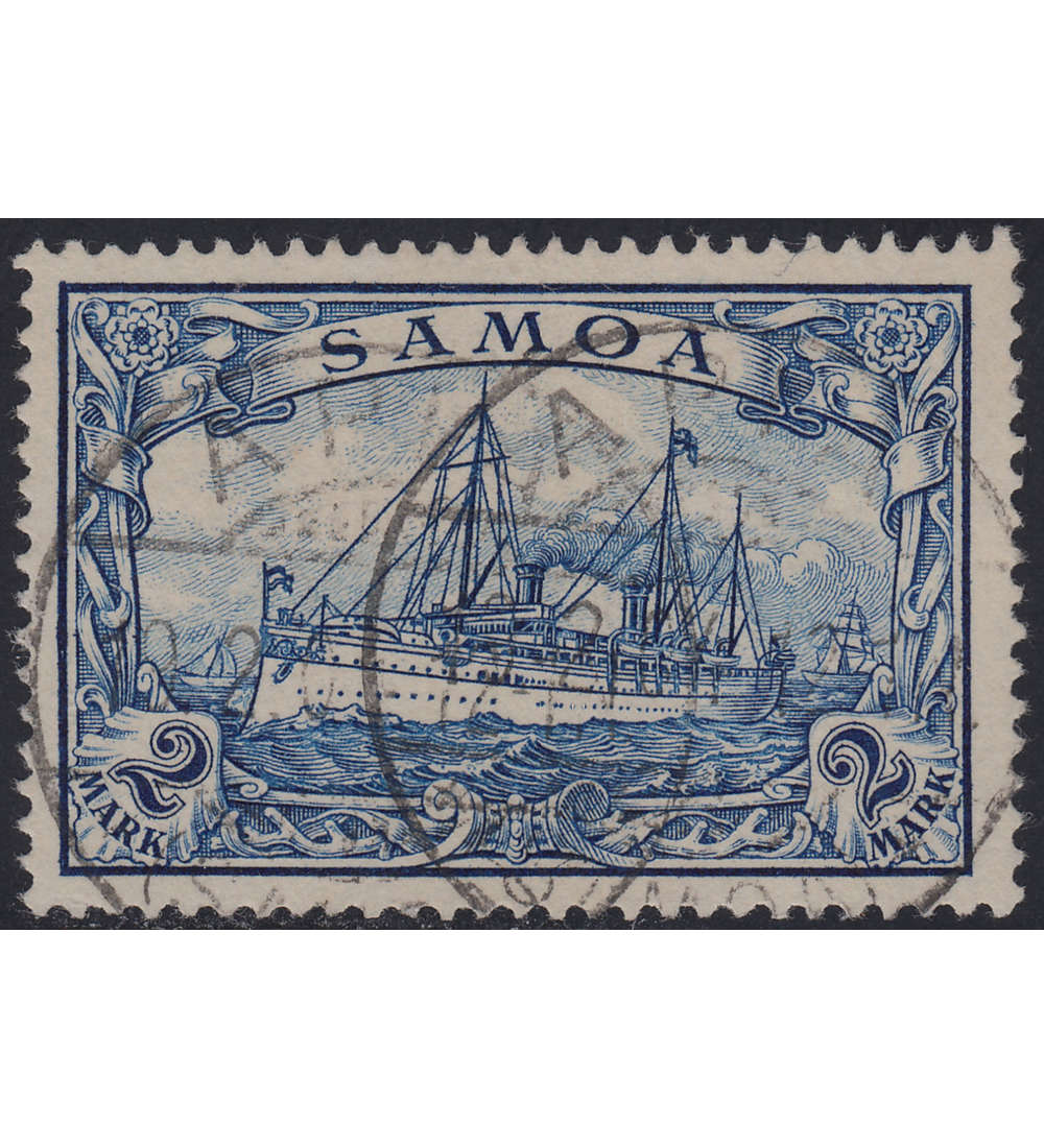   Samoa Nr. 17 gestempelt geprft