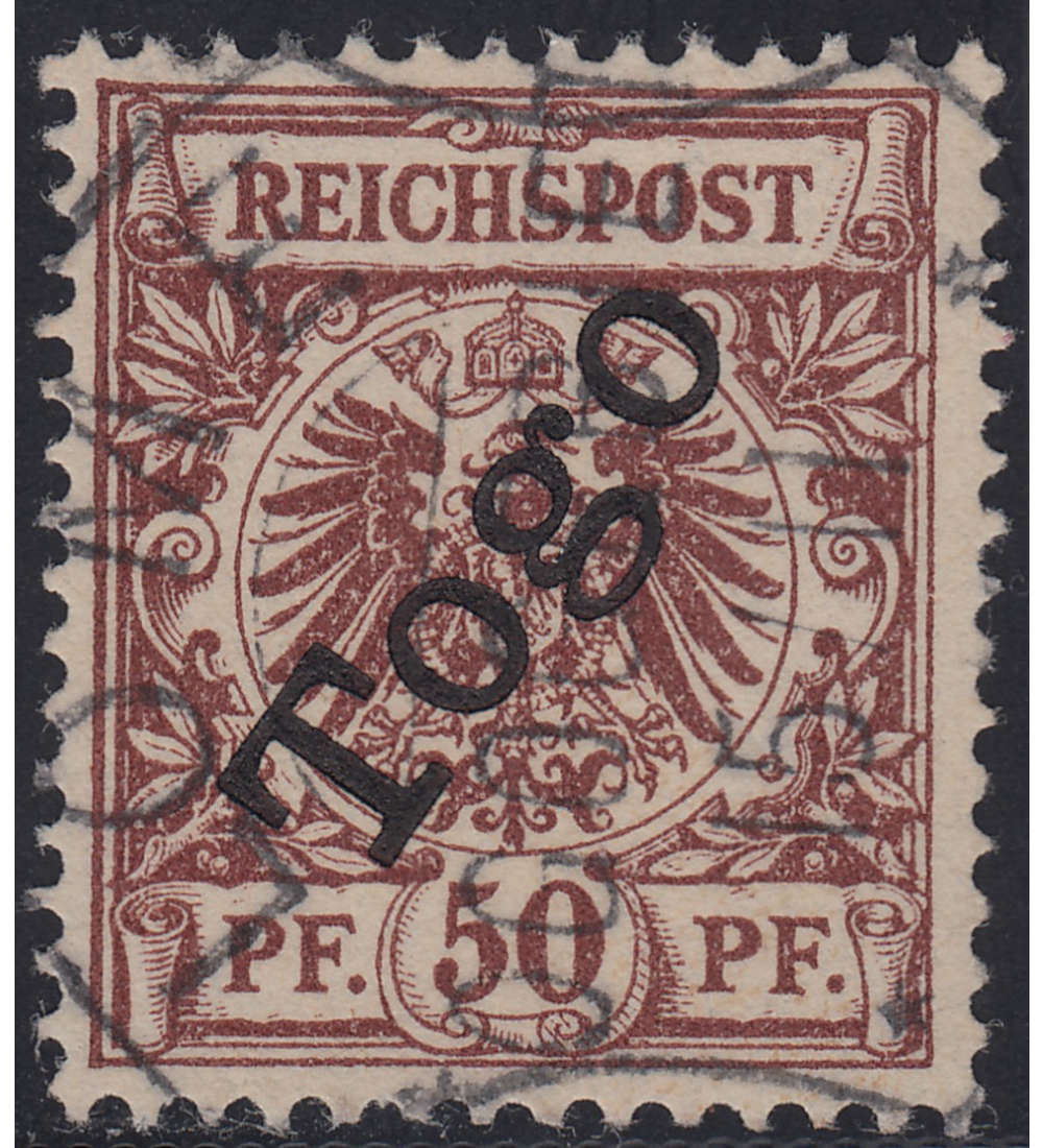   Togo Nr. 6 gestempelt geprft