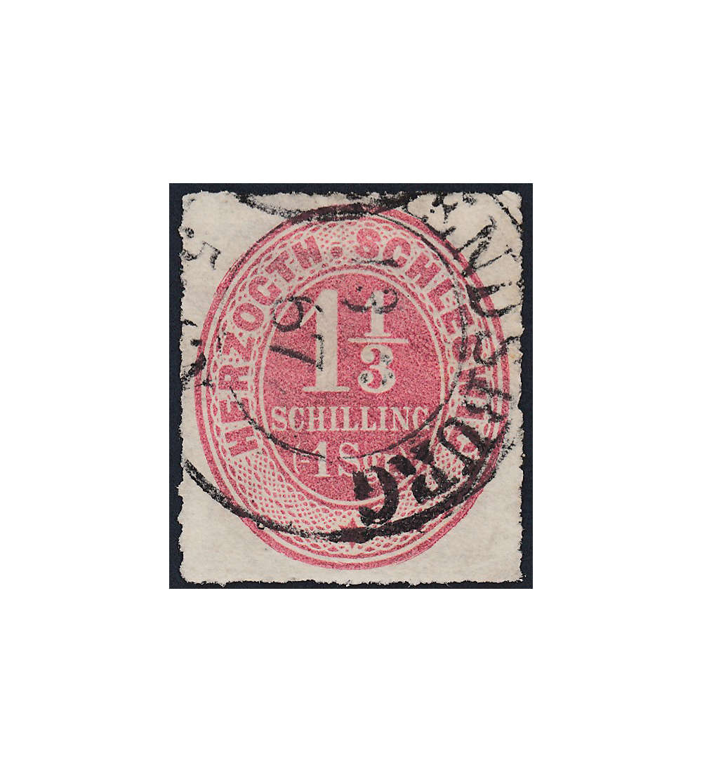   Schleswig-Holstein Nr. 15 gestempelt geprft