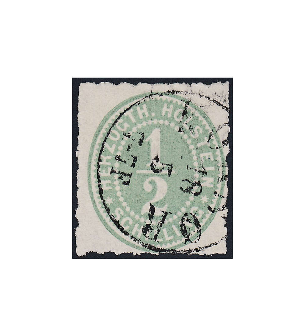   Schleswig-Holstein Nr. 19 gestempelt geprft