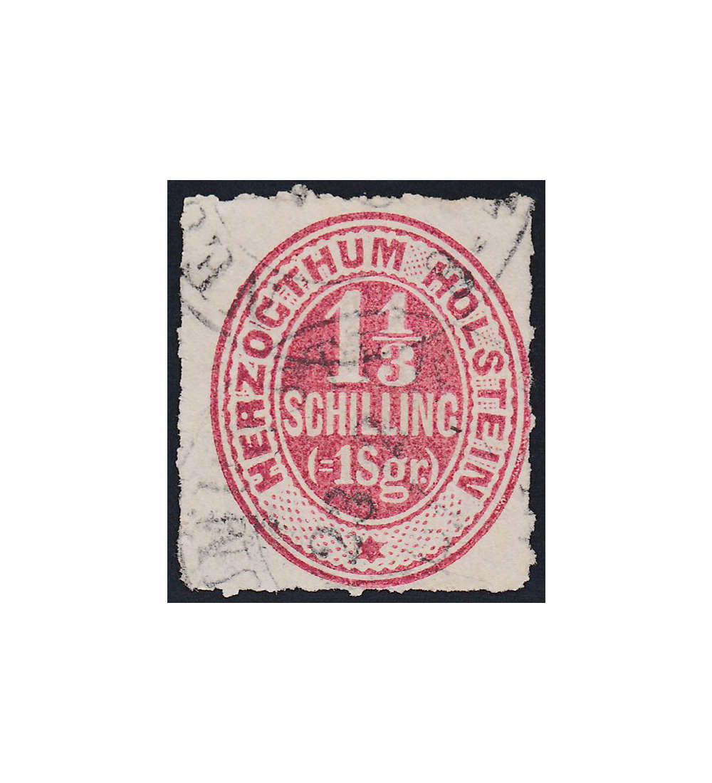   Schleswig-Holstein Nr. 23 gestempelt geprft