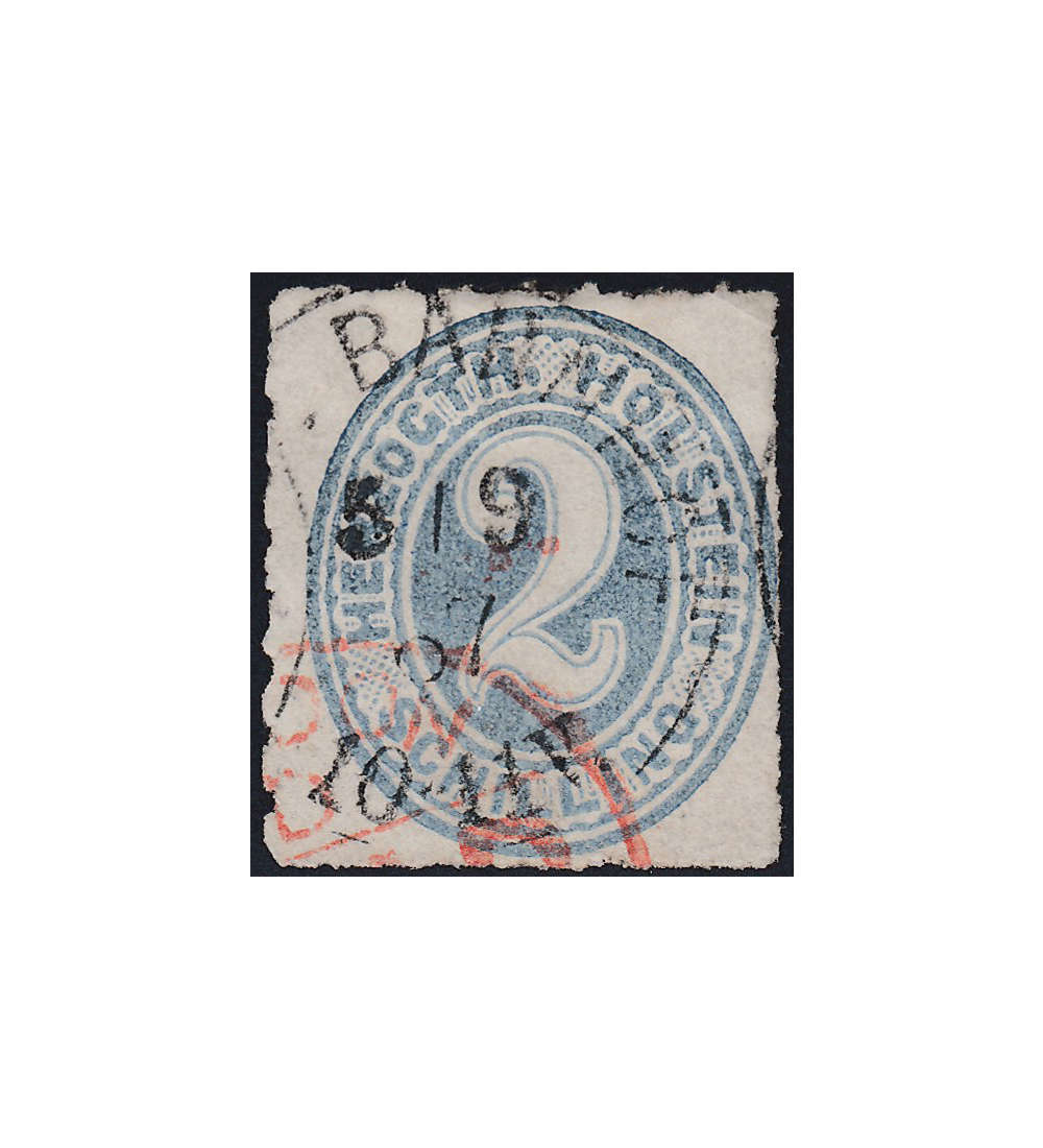   Schleswig-Holstein Nr. 23 gestempelt geprft