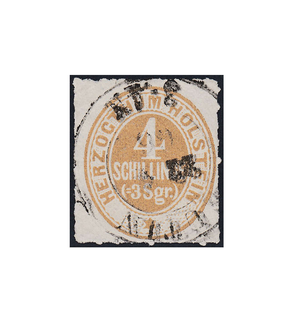   Schleswig-Holstein Nr. 25 gestempelt geprft