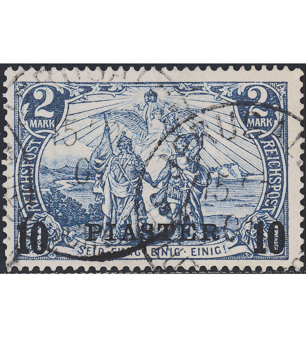 Dt. Post Trkei Nr. 21 I II gestempelt geprft