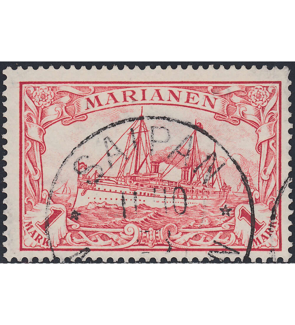 Marianen Nr. 16 gestempelt geprft
