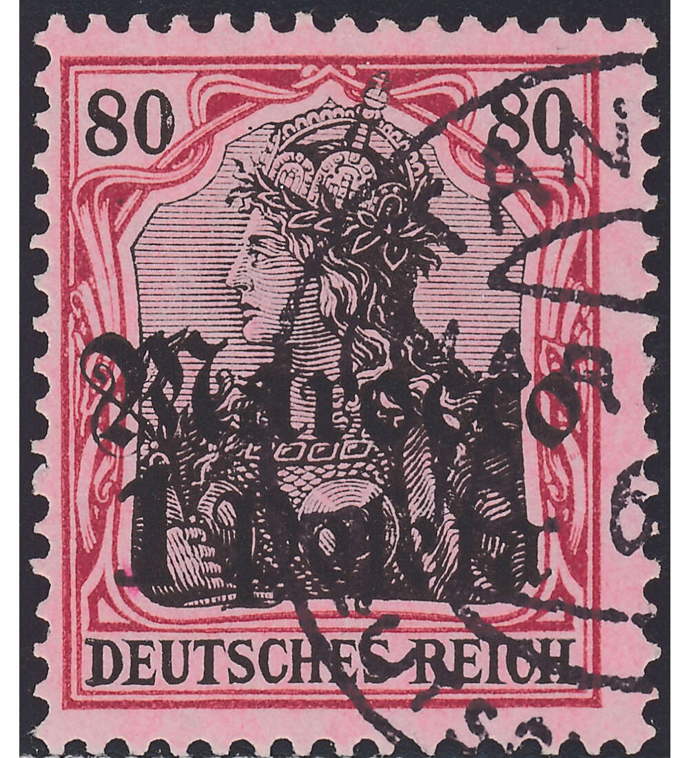 Dt. Post Marokko Nr. 42 gestempelt geprft