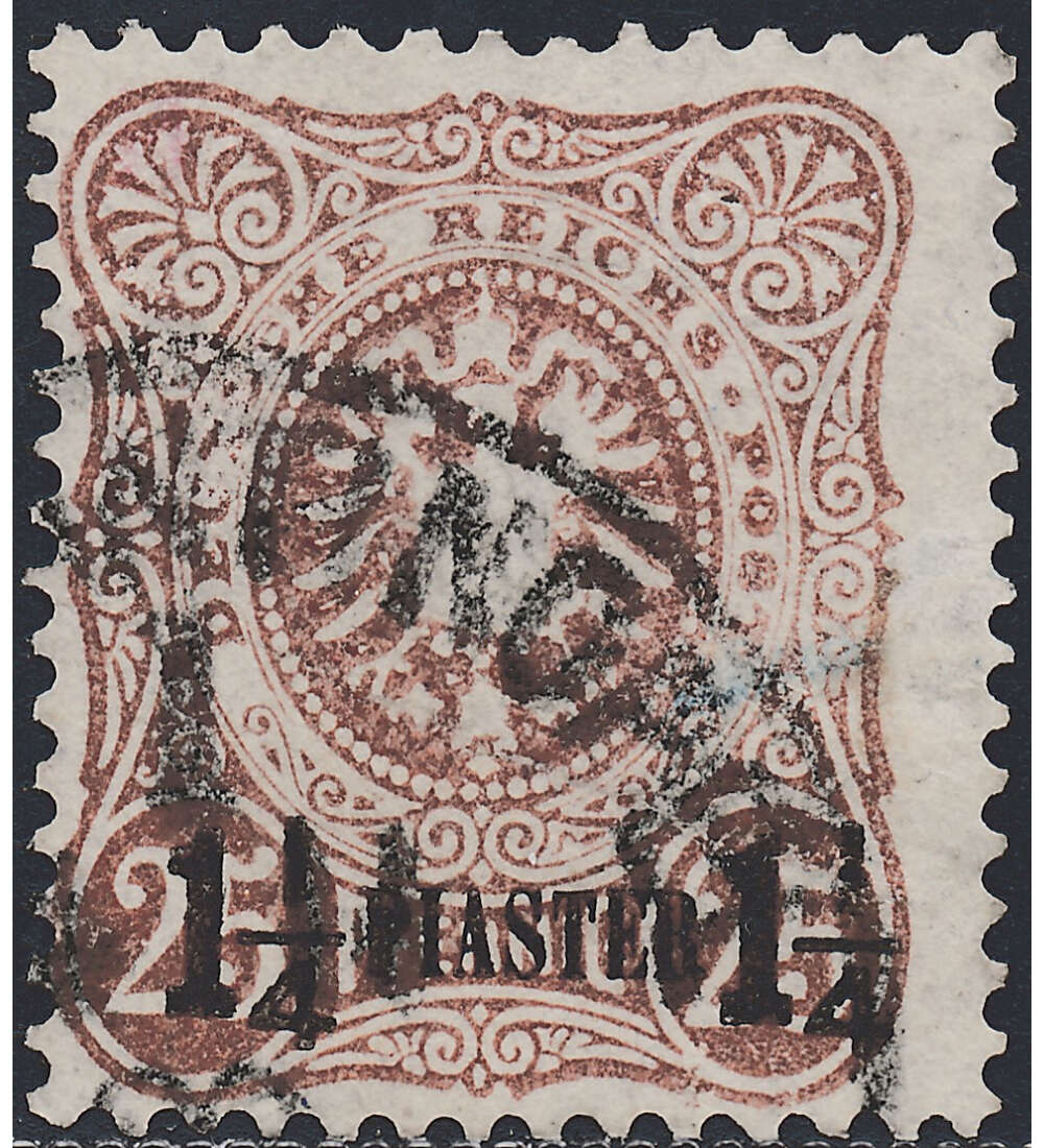 Dt. Post Trkei Nr. 4 b gestempelt geprft