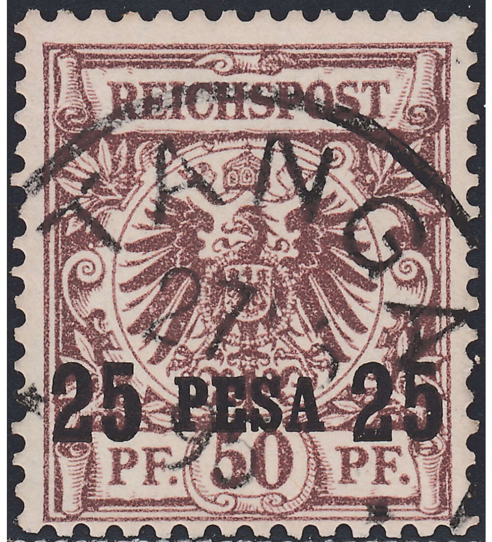 Deutsch-Ostafrika Nr. 5 II a gestempelt geprft