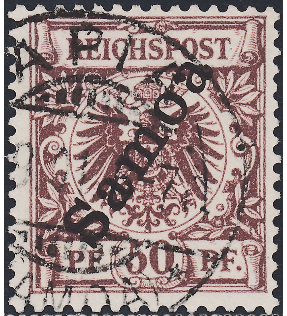 Samoa Nr. 6 gestempelt geprft