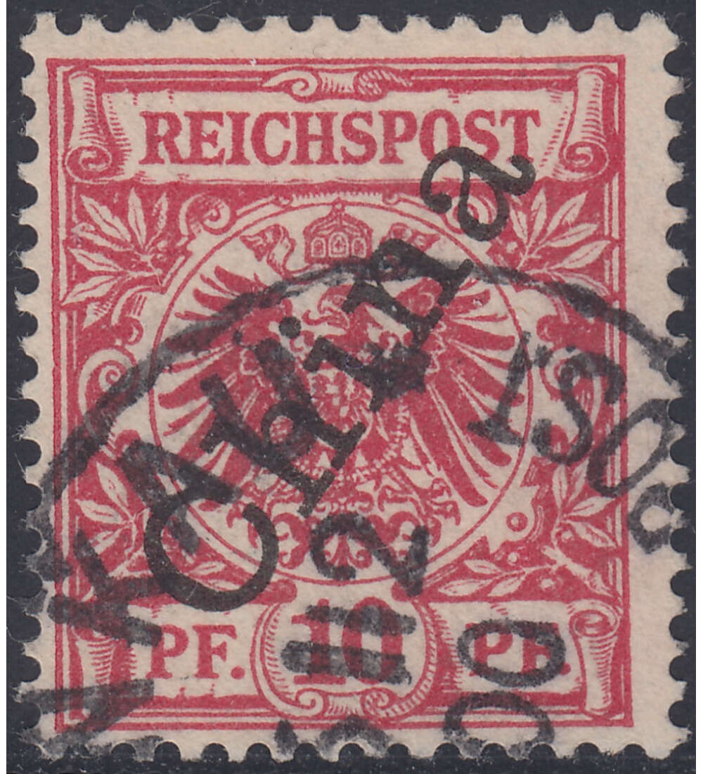 Dt. Post China Nr. 3 IIc gestempelt geprft