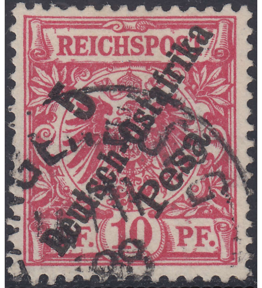 Dt.-Ostafrika Nr. 8 b gestempelt geprft