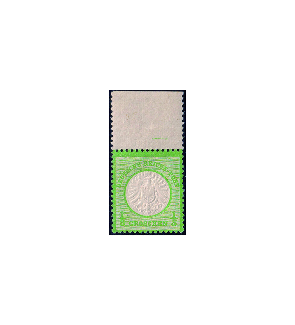 Dt. Reich Nr. 17 a postfrisch mit Oberrand gepr�ft