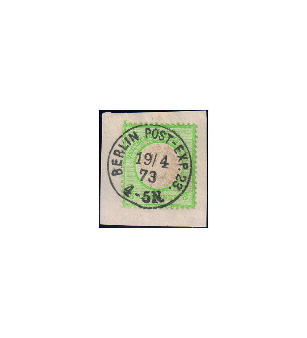 Dt. Reich Nr. 17 a gestempelt auf Abschnitt, gro�e Marke