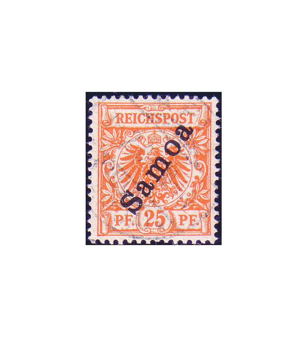 Samoa Nr. 5 b gestempelt geprft