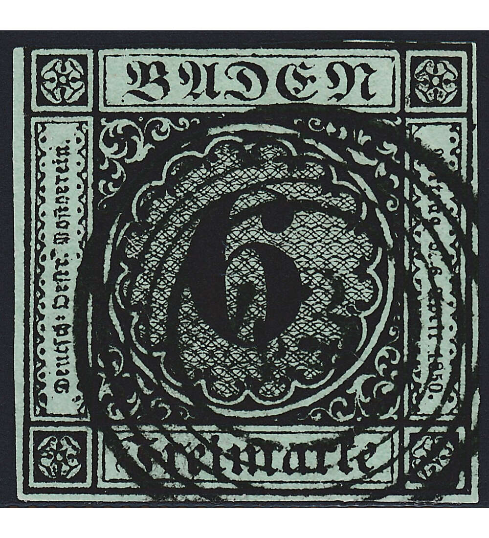 Baden Nr. 3 a gestempelt geprft