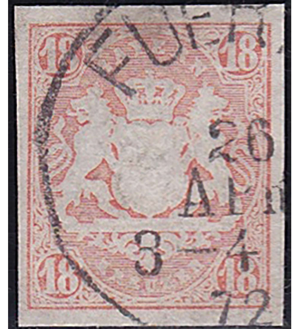 Bayern Nr. 19 gestempelt geprft