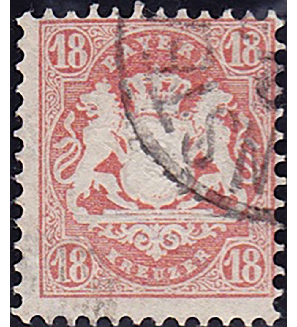 Bayern Nr. 27 Xb gestempelt geprft