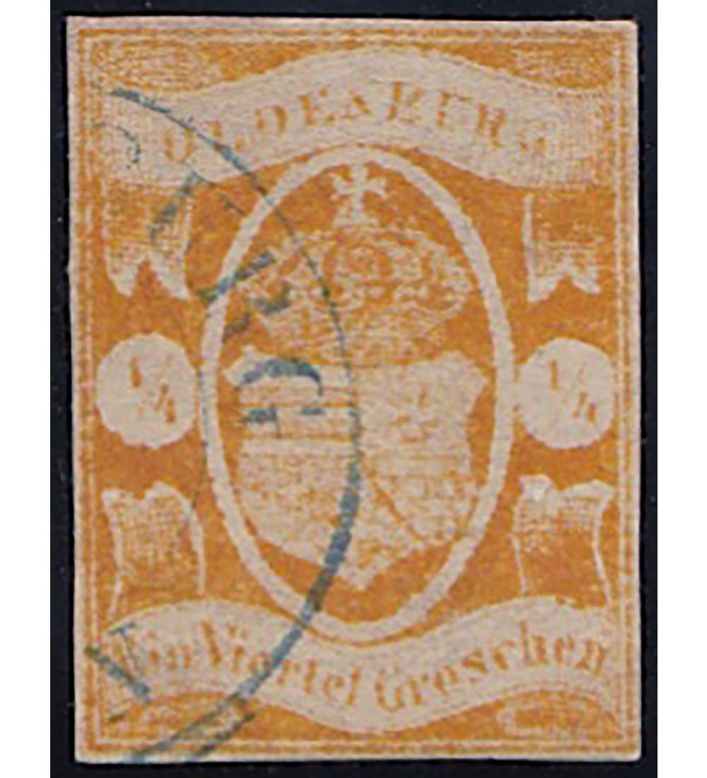 Oldenburg Nr. 9 gestempelt geprft