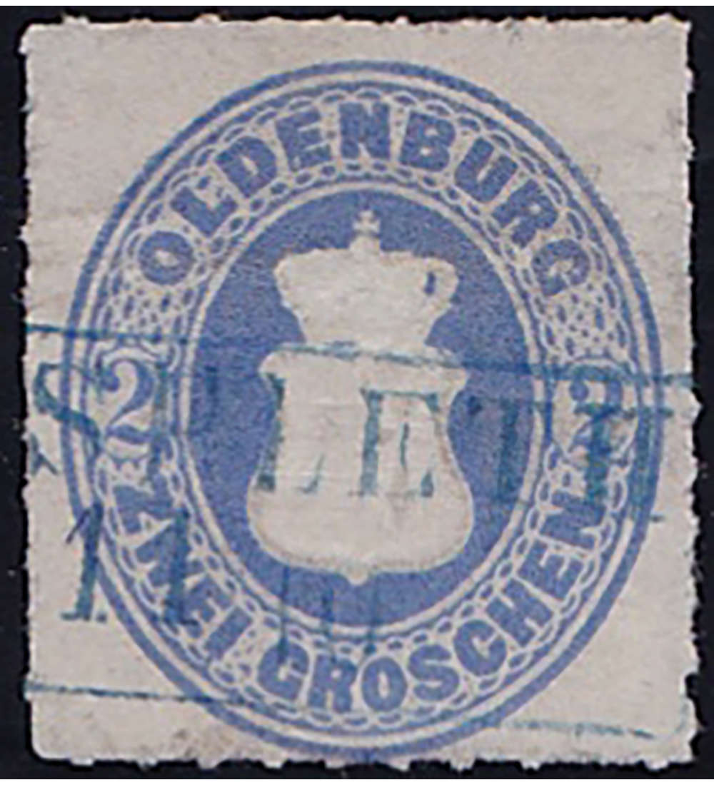 Oldenburg Nr. 18 B gestempelt geprft