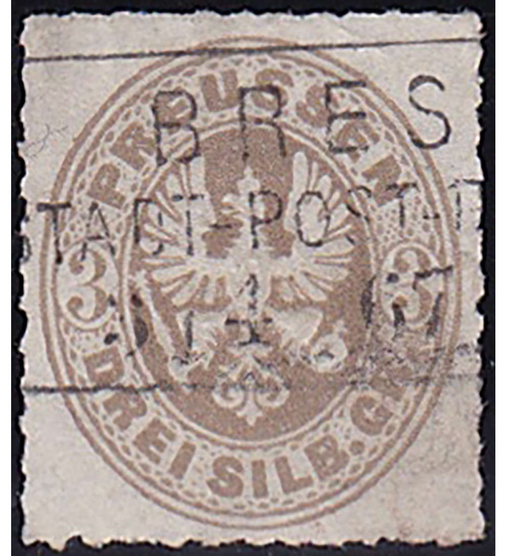 Preuen Nr. 18b gestempelt geprft