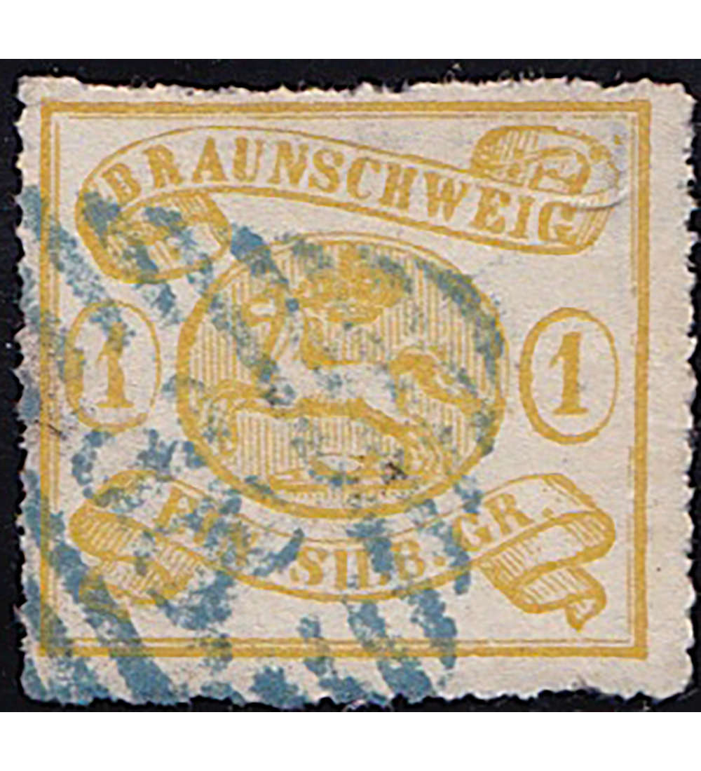 Braunschweig Nr. 14 A gestempelt geprft