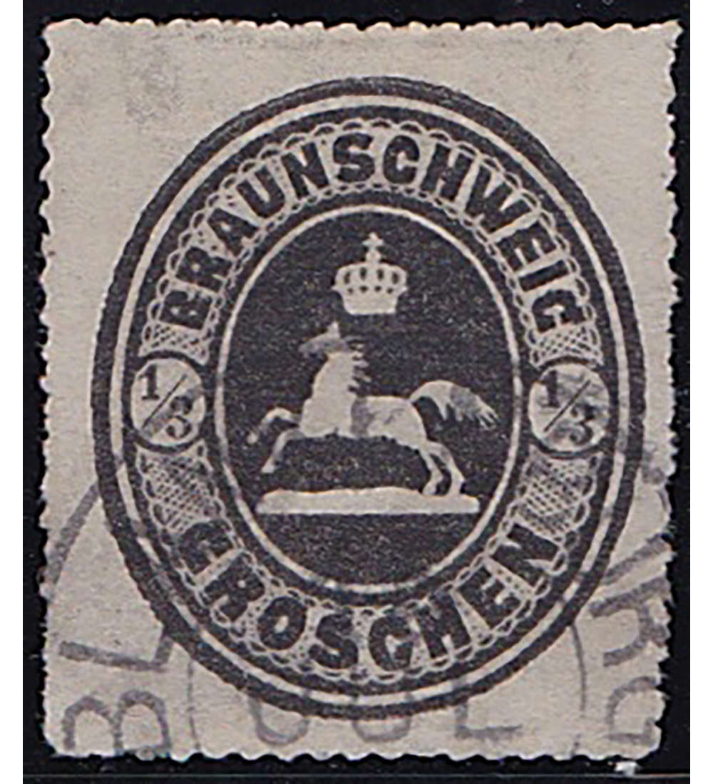 Braunschweig Nr. 17 gestempelt geprft