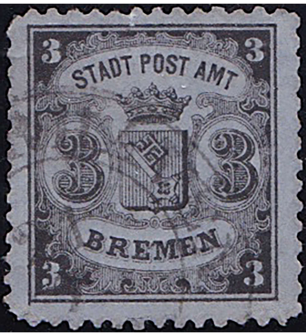 Bremen Nr. 11 gestempelt und geprft