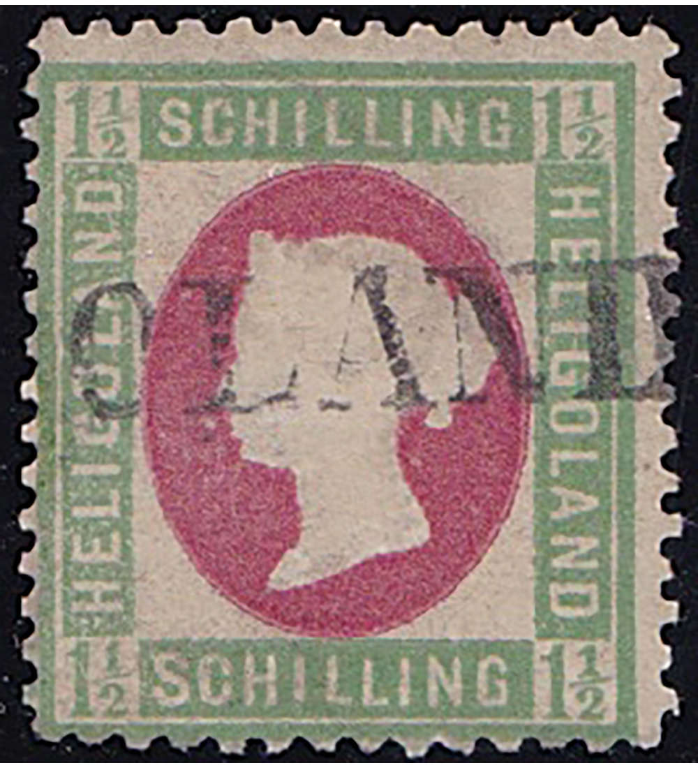 Helgoland Nr. 10 gestempelt geprft