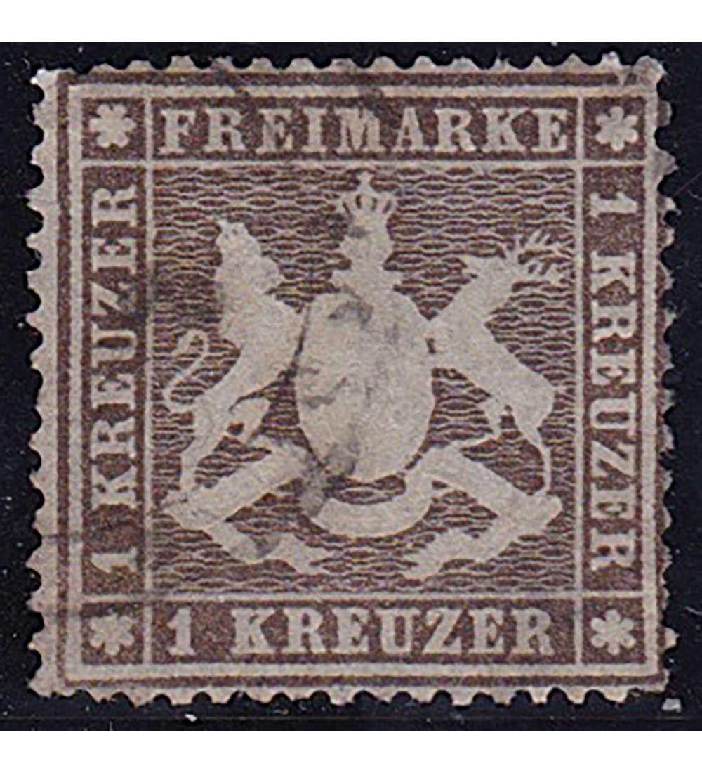 Wrttemberg Nr. 16 yb gestempelt geprft