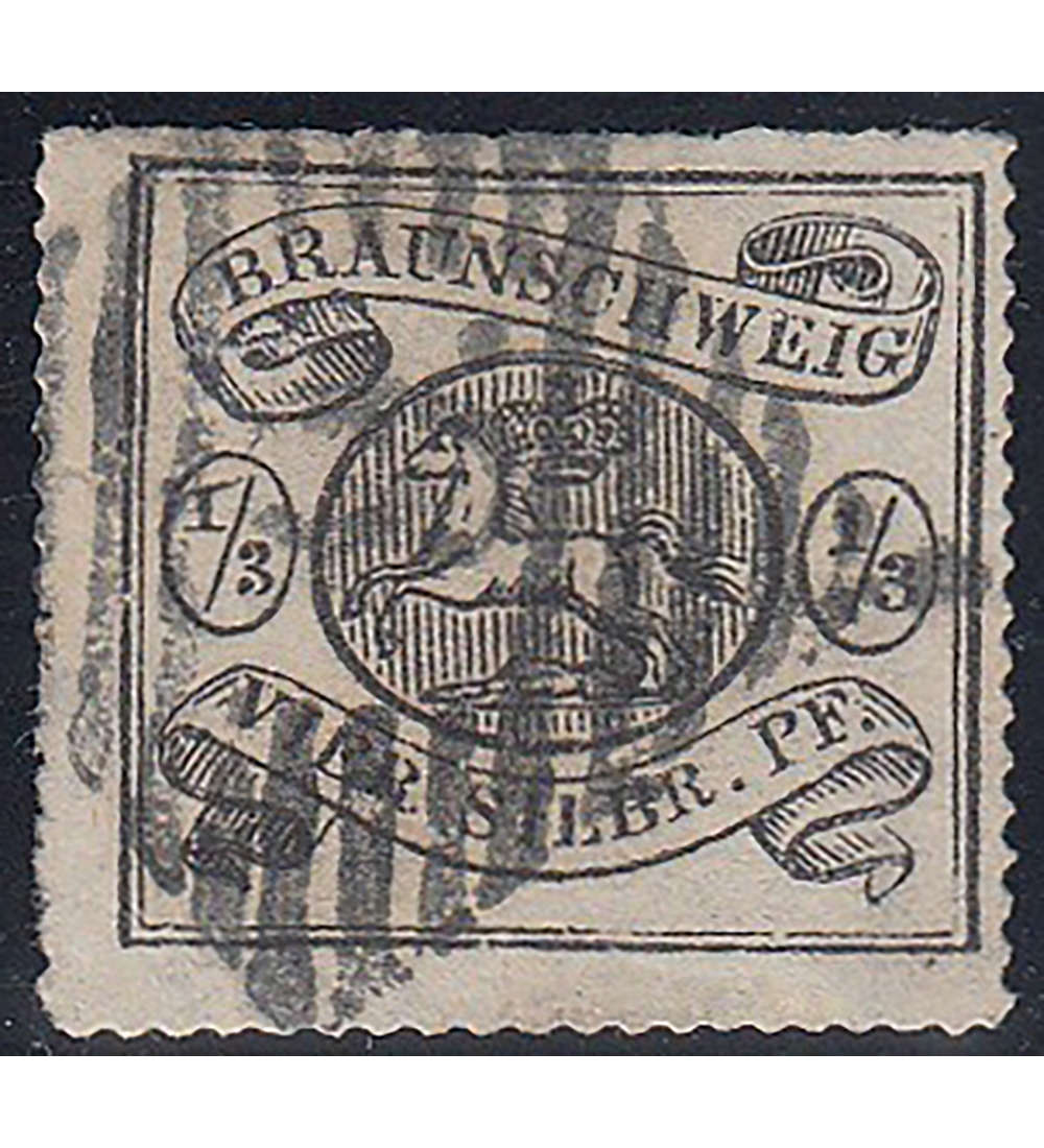 Braunschweig Nr. 13 A gestempelt geprft