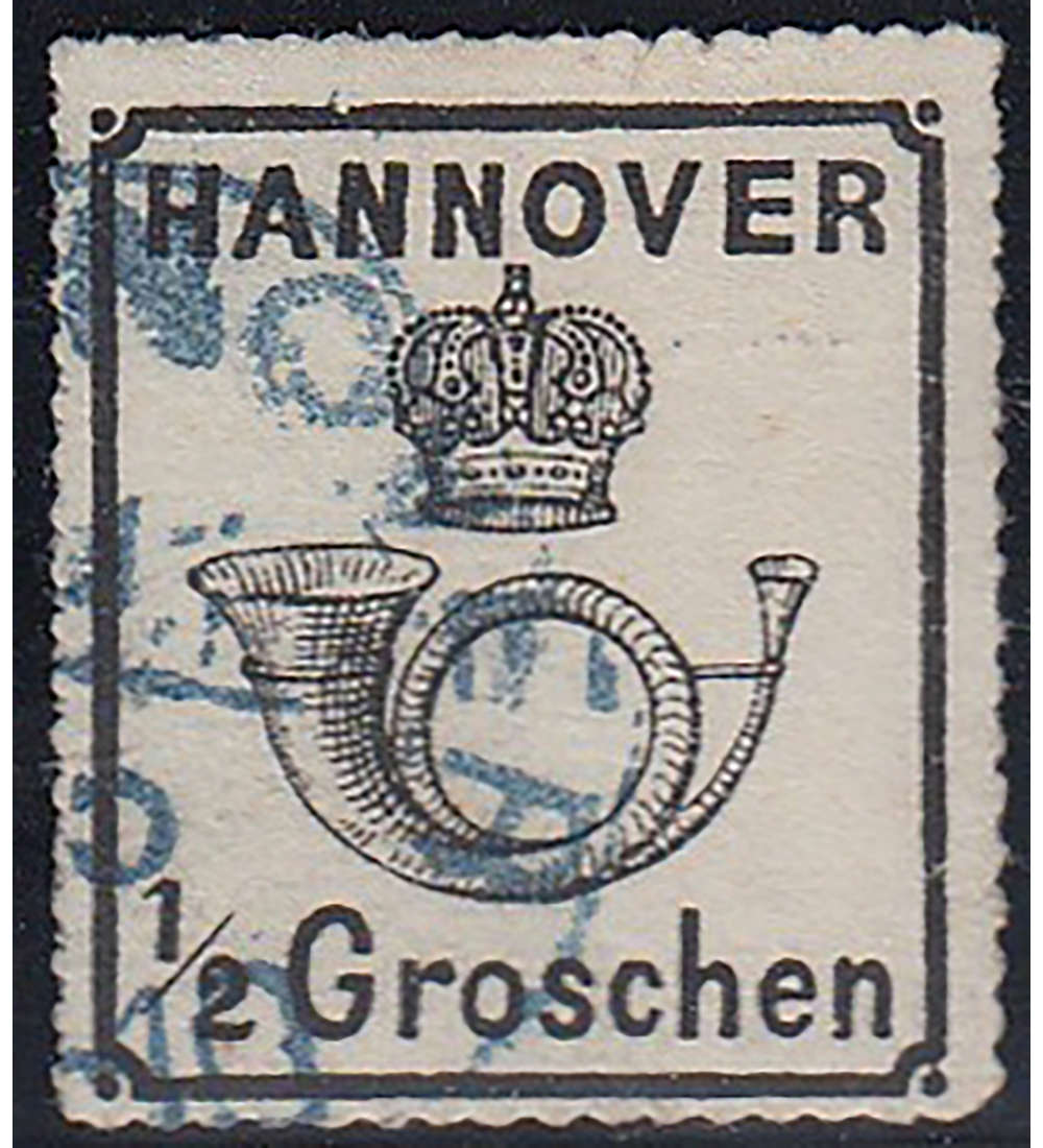 Hannover Nr. 22y gestempelt geprft
