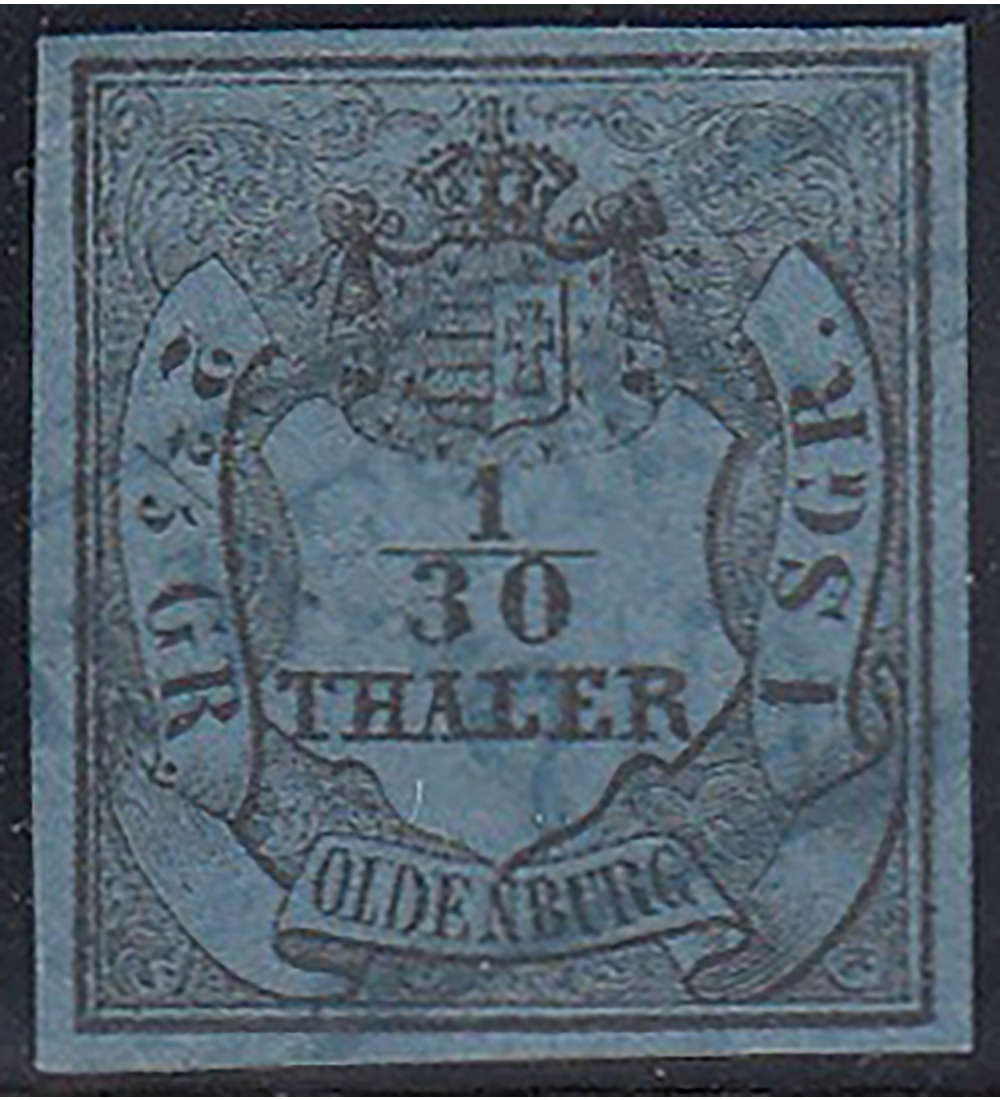 Oldenburg 2 III gestempelt geprft