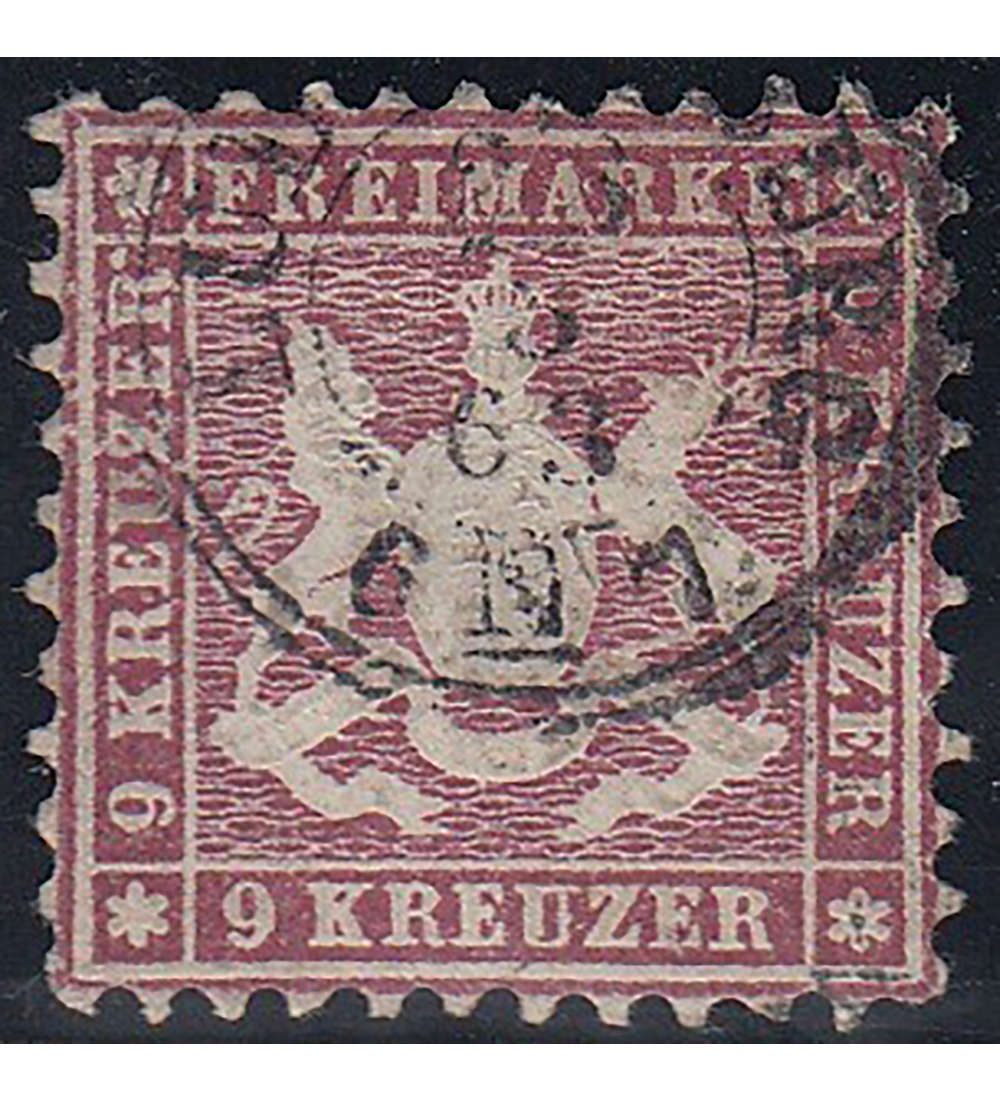 Wrttemberg Nr. 24 gestempelt geprft