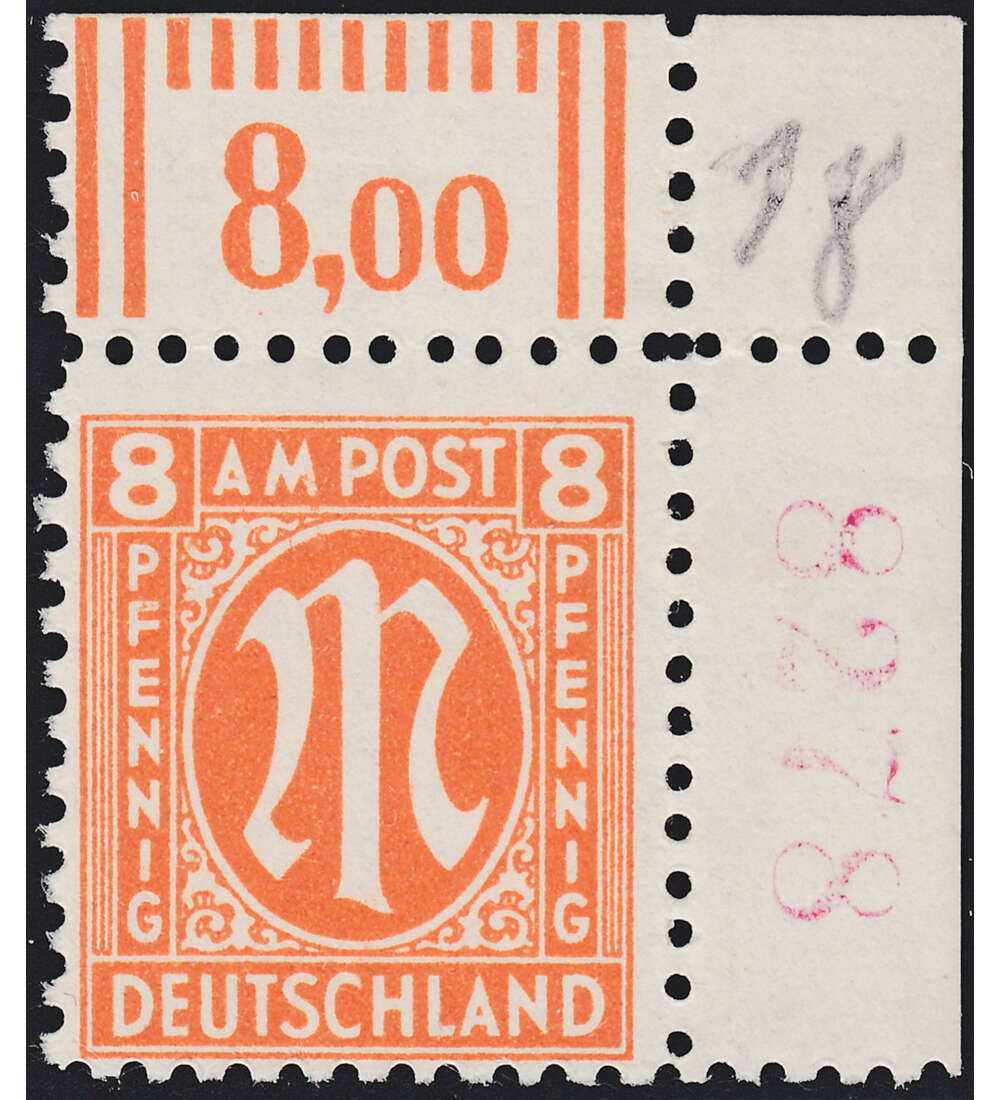 Bizone Nr. 21 Az r4 postfrisch