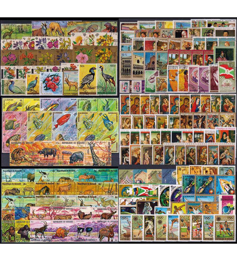 250 ver. Burundi gestempelt