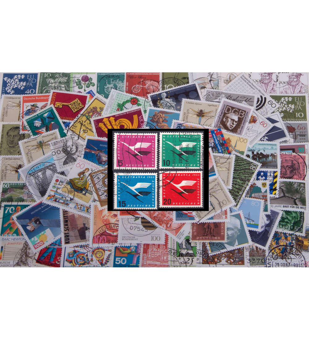 BRD gestempelt 100 ver. Sondermarken mit Nr. 205-208