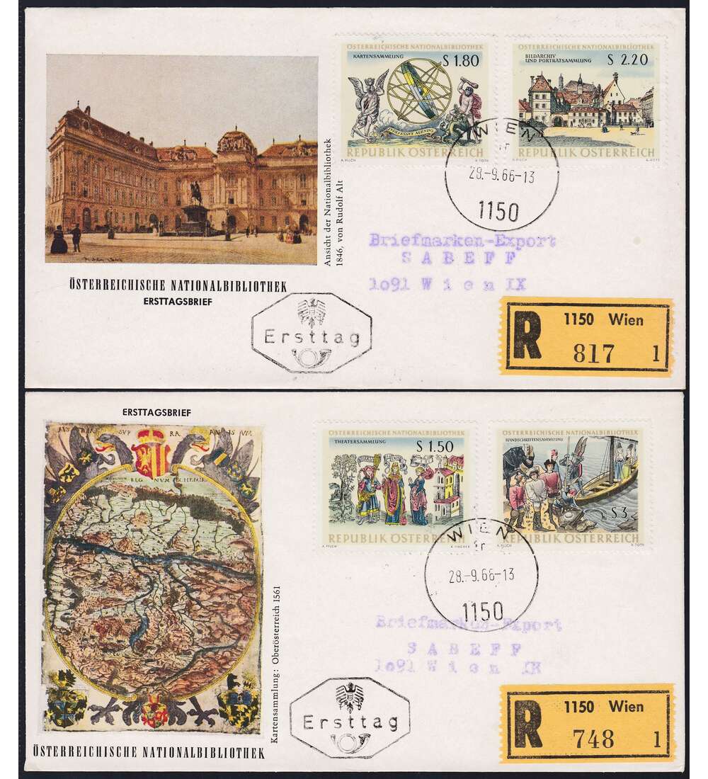 sterreich Nr. 1218-1221 Ersttagsbrief