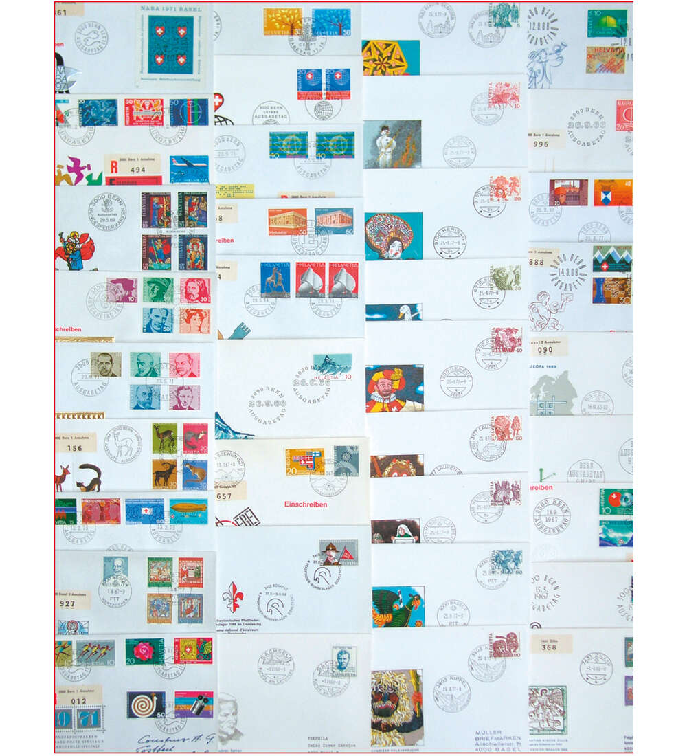 Schweiz Ersttagsbriefe         Kollektion