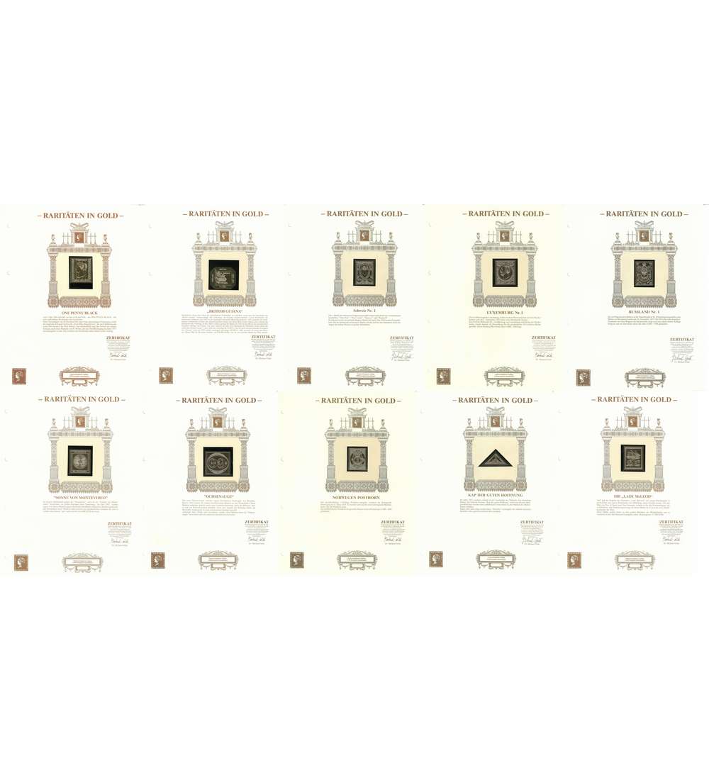 Goldmarke 10er-Set mit  Black Penny 