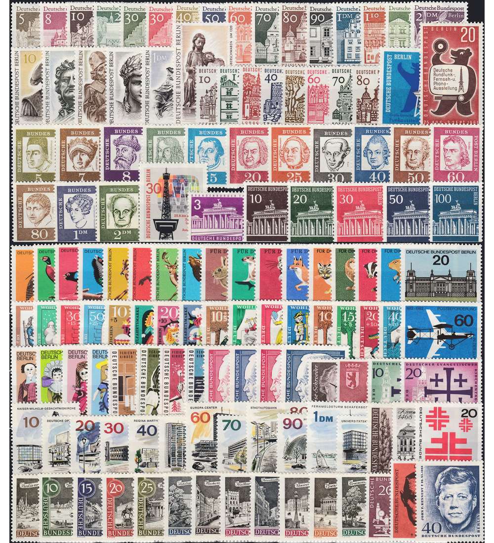 Berlin 1960-1968 postfrisch ** komplett