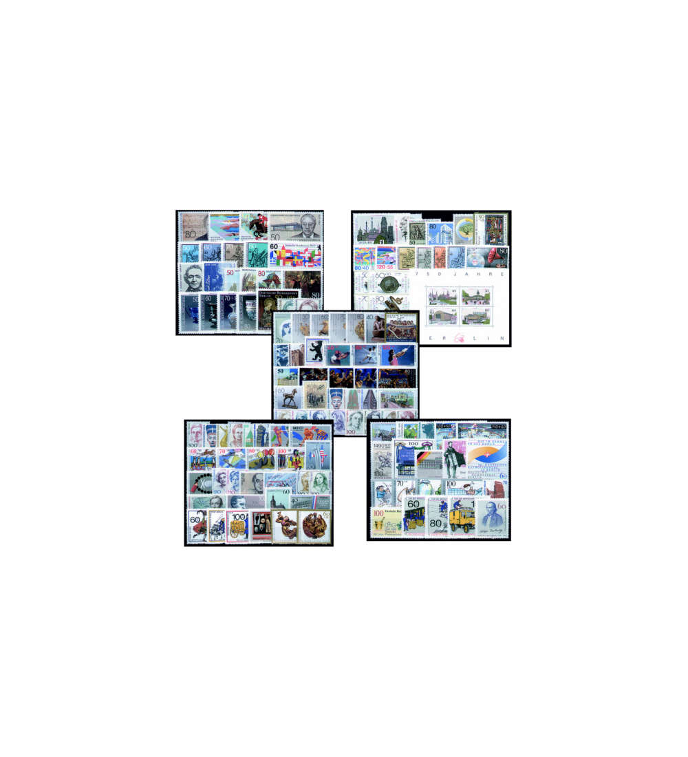 Berlin 1986-1990 postfrisch komplett