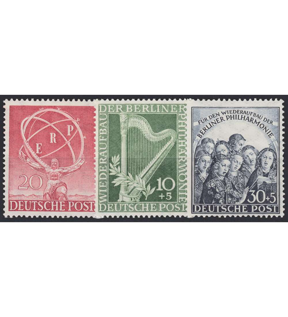 Berlin - Jahrgang 1950 postfr. komplett Nr. 71-73
