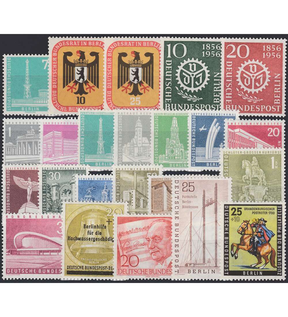 Berlin - Jahrgang 1956 postfr. komplett
