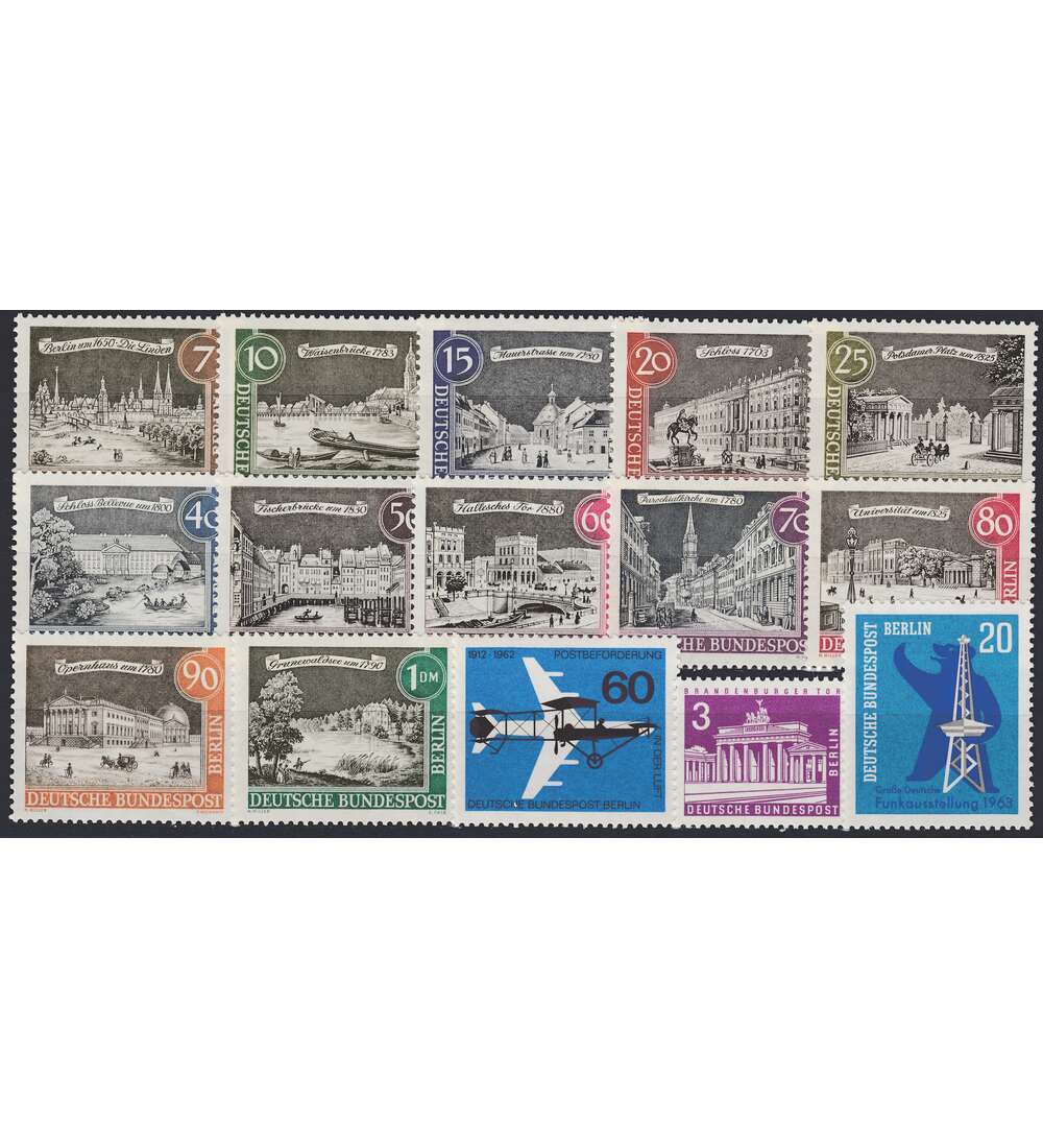 Berlin-Jahrgang 1962/3 postfr. komplett