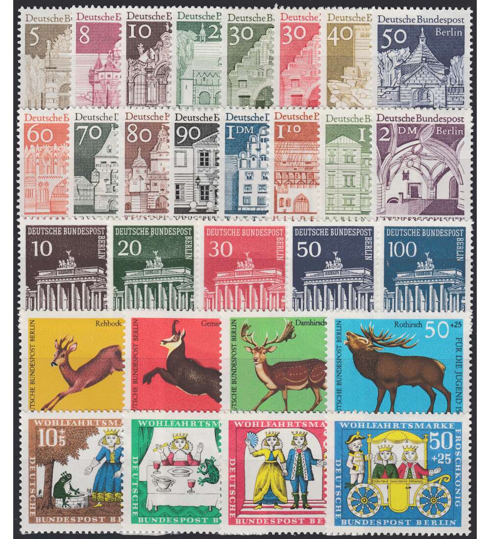 Berlin - Jahrgang 1966 postfr. komplett